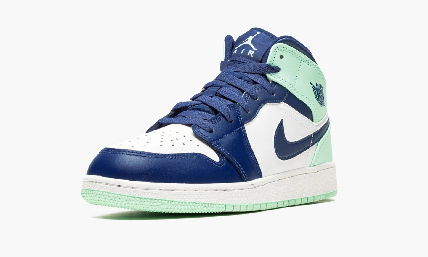Air Jordan 1 Mid GS Blue Mint - 554725 413 | The Sortage