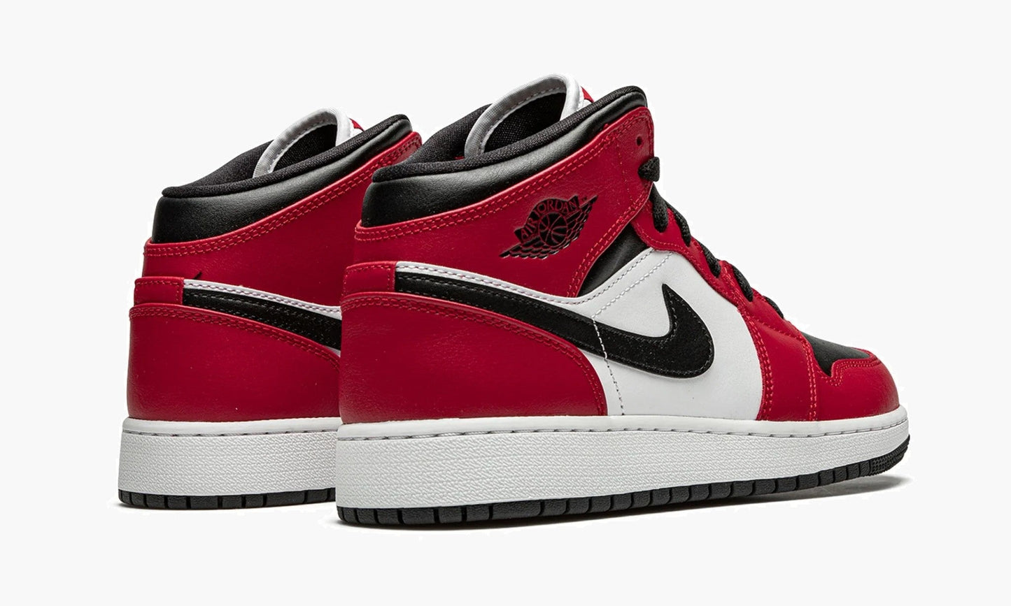 Air Jordan 1 Mid GS Chicago Black Toe - 554725 069 | The Sortage