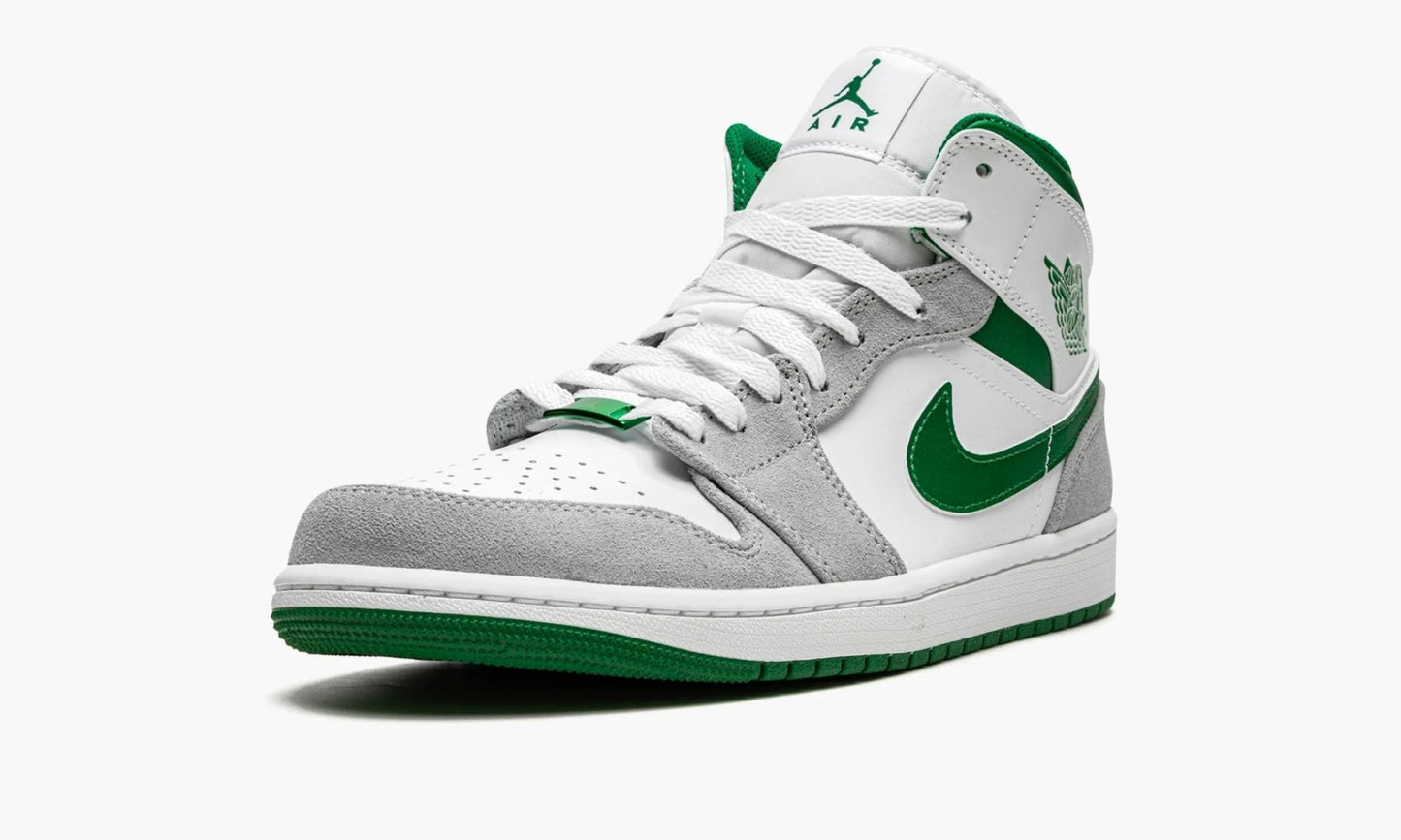 Air Jordan 1 Mid SE Grey Pine Green White - DC7294 103 | The Sortage