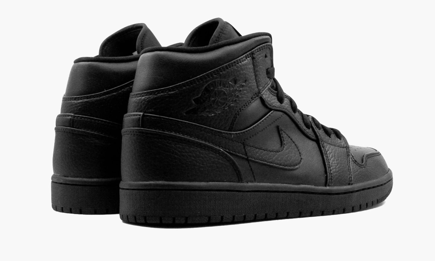 Air Jordan 1 Mid Triple Black - 554724 091 | The Sortage
