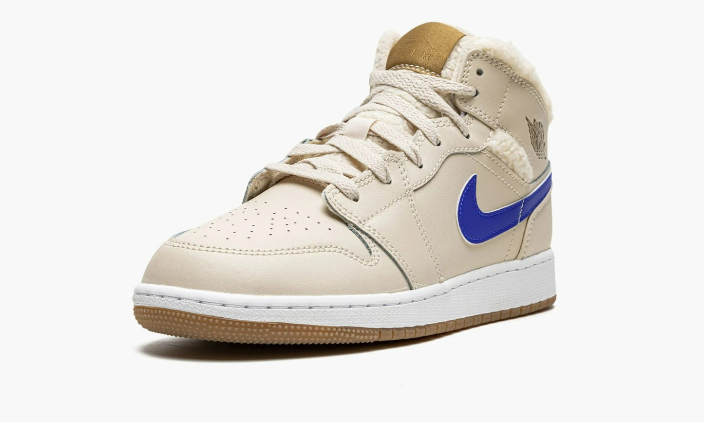 Air Jordan 1 Mid GS Fleece Pearl White - DO2207 264 | The Sortage