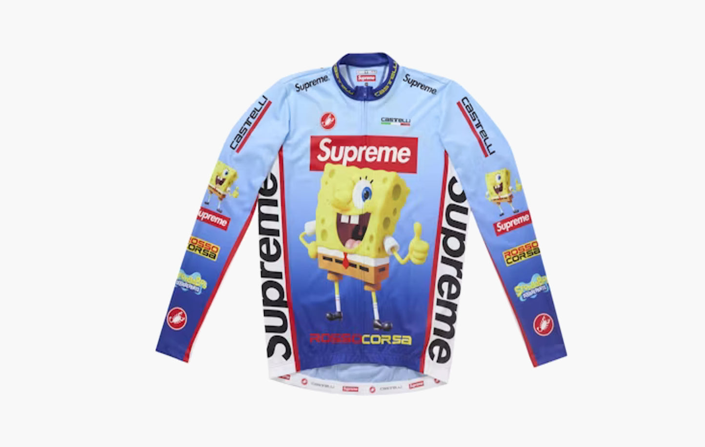 SpongeBob SquarePants Castelli L/S Cycling Jersey "Blue"