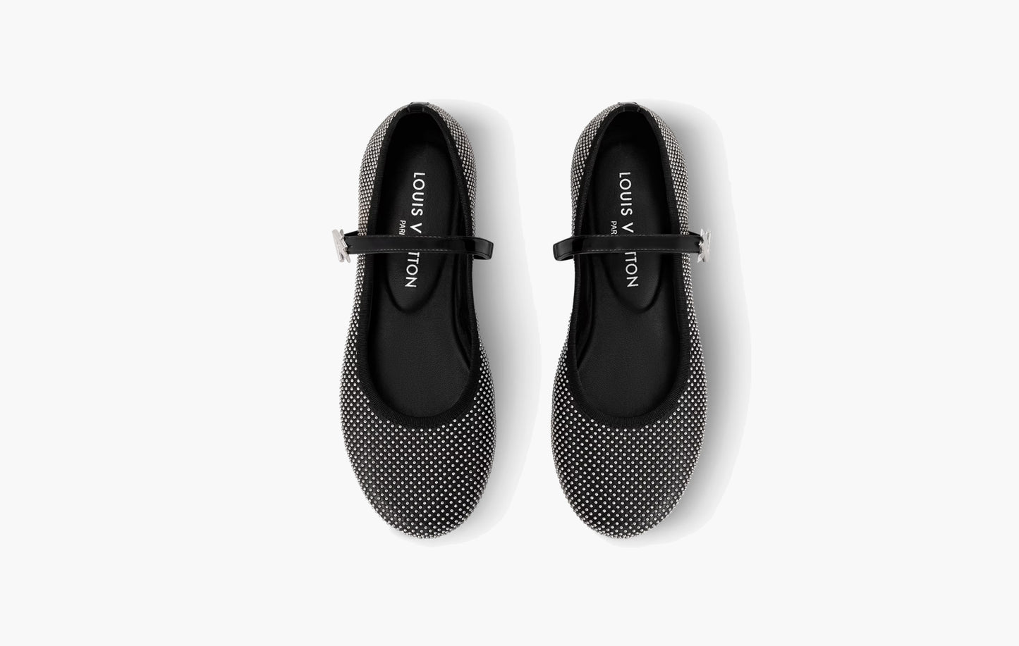 Romy Flat Ballerina Lambskin "Black"