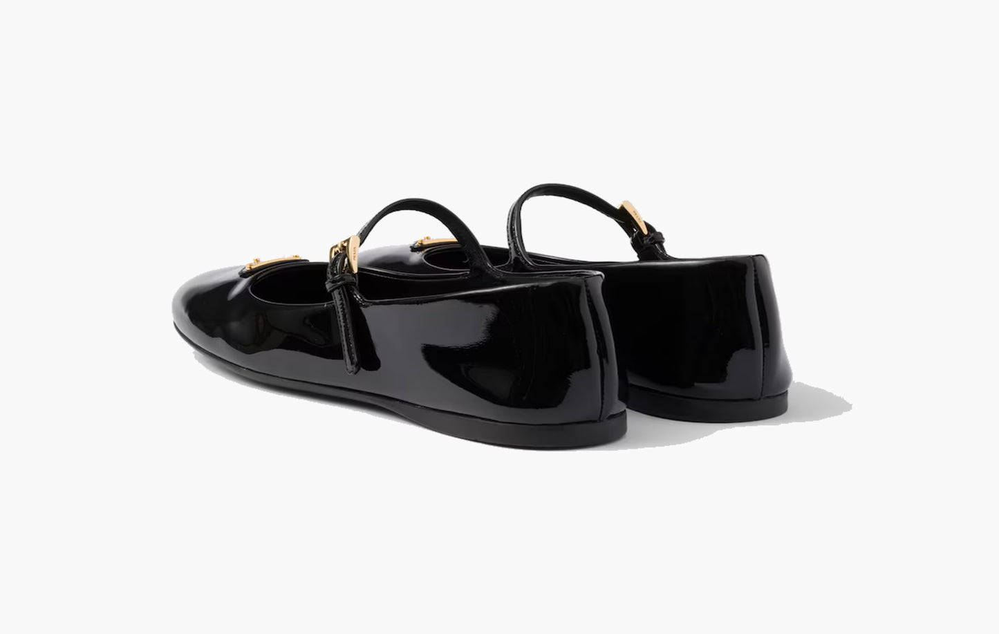 Patent Leather Ballerinas Calfskin "Black"
