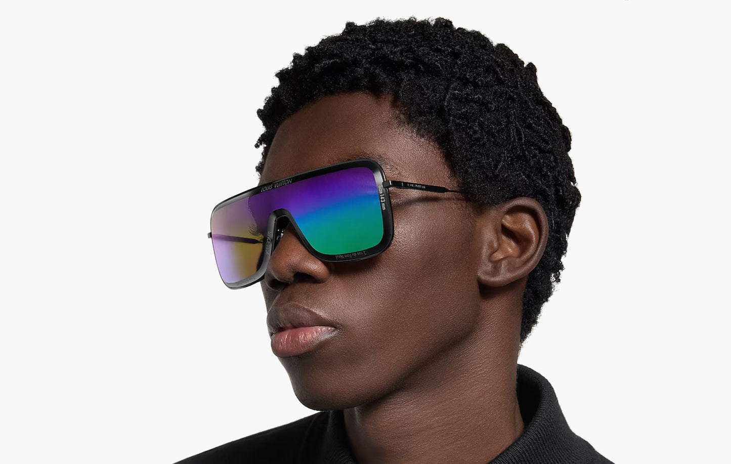 LV Super Vision Metal Mask Sunglasses