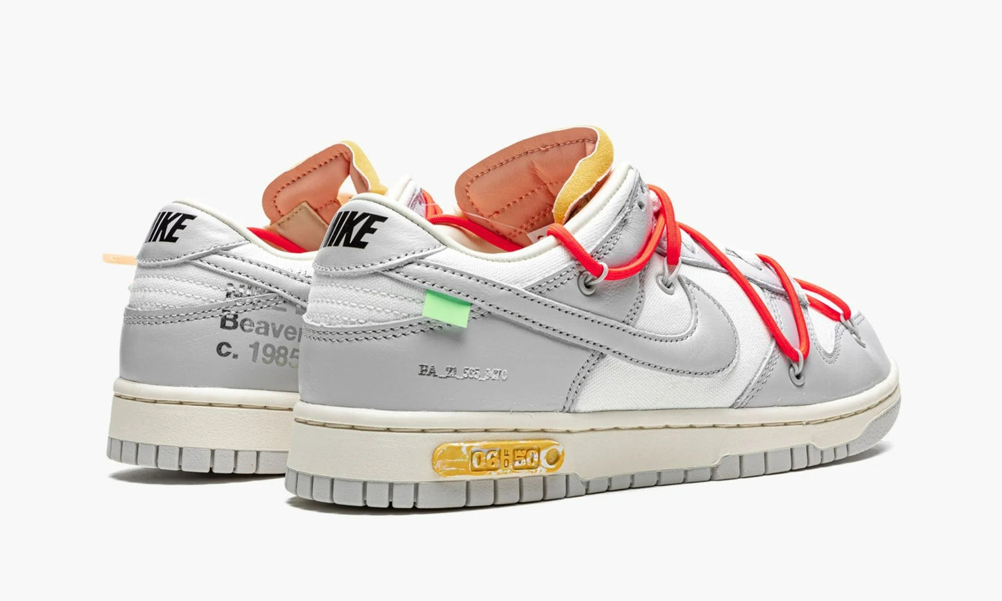 Dunk Low Off-White Lot 6 - DM1602 110 | The Sortage