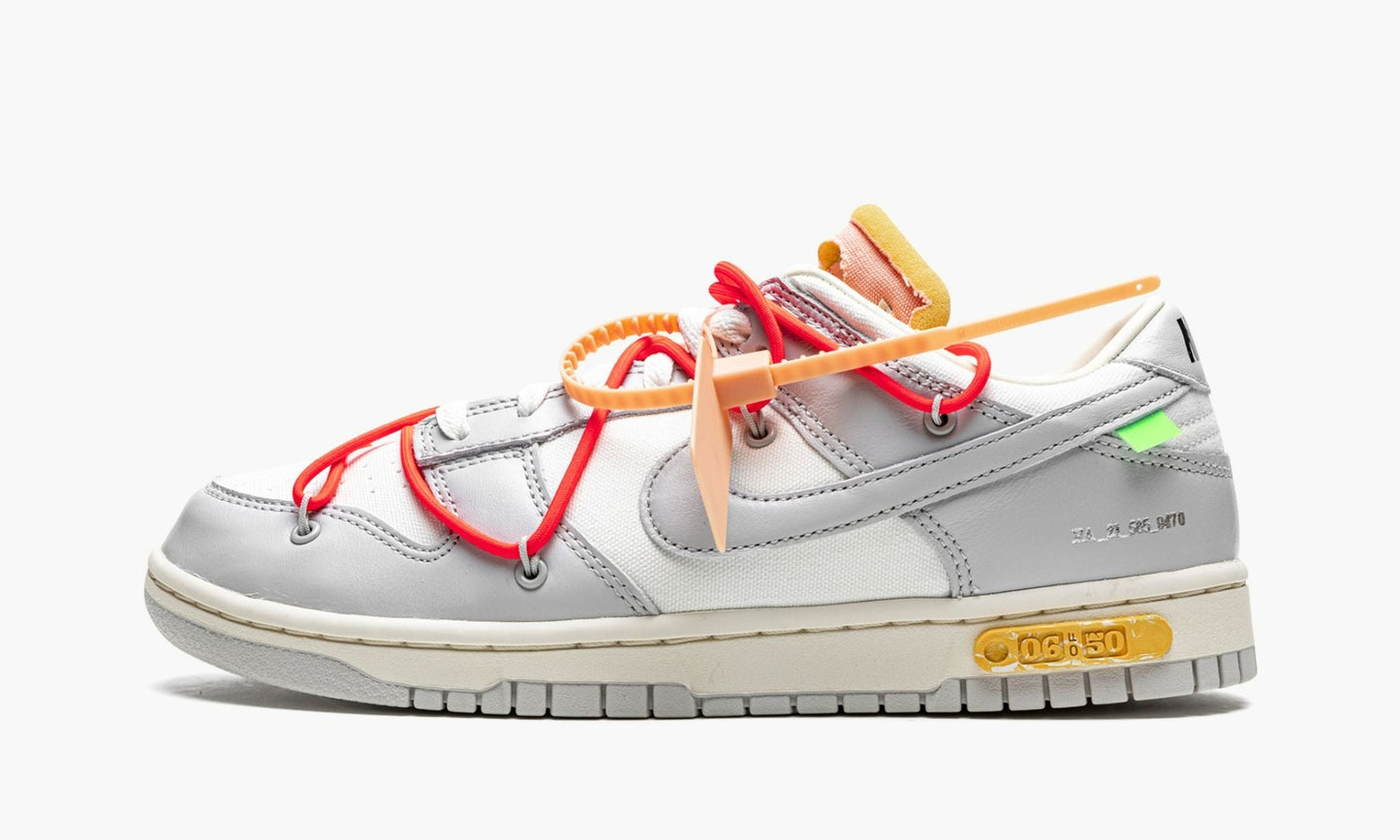 Dunk Low Off-White Lot 6 - DM1602 110 | The Sortage