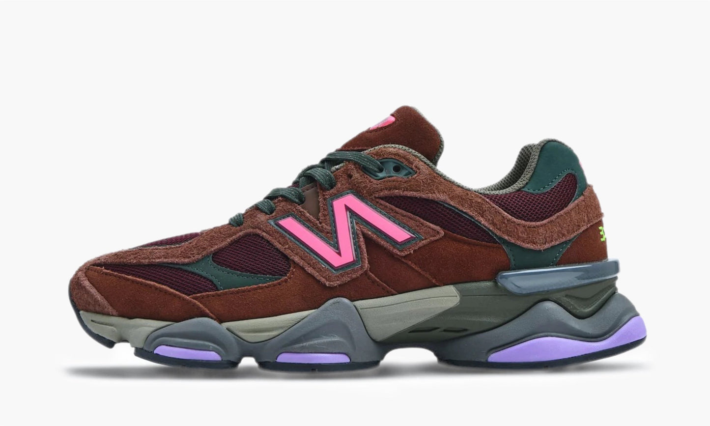 New Balance 9060 Rich Oak Burgundy - U9060BUR | The Sortage