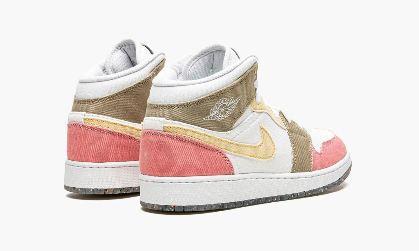Air Jordan 1 Mid GS Pastel Vivid Green Grind - DJ0338 100 | The Sortage
