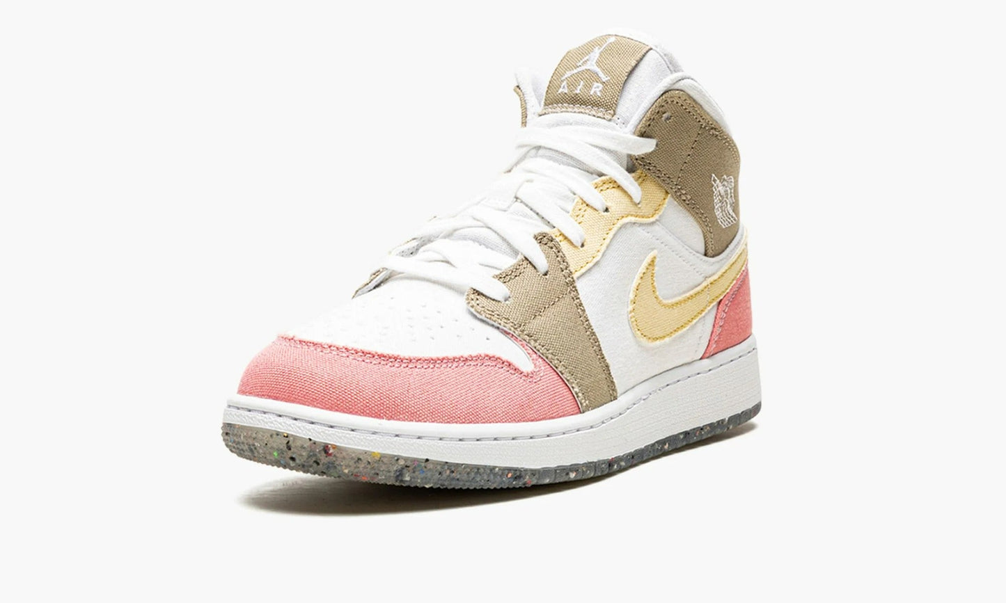 Air Jordan 1 Mid GS Pastel Vivid Green Grind - DJ0338 100 | The Sortage