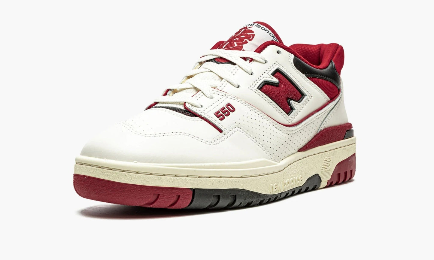 New Balance 550 Aime Leon Dore White Red - BB550AE1 | The Sortage