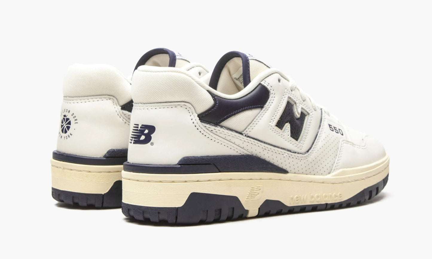 New Balance 550 Aime Leon Dore White Navy - BB550ALF | The Sortage
