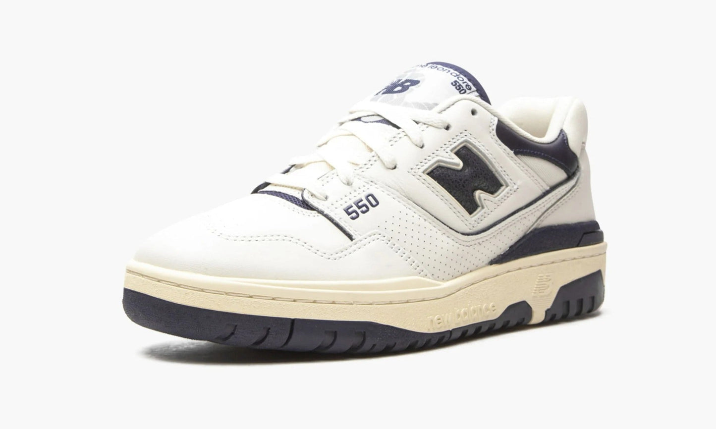 New Balance 550 Aime Leon Dore White Navy - BB550ALF | The Sortage