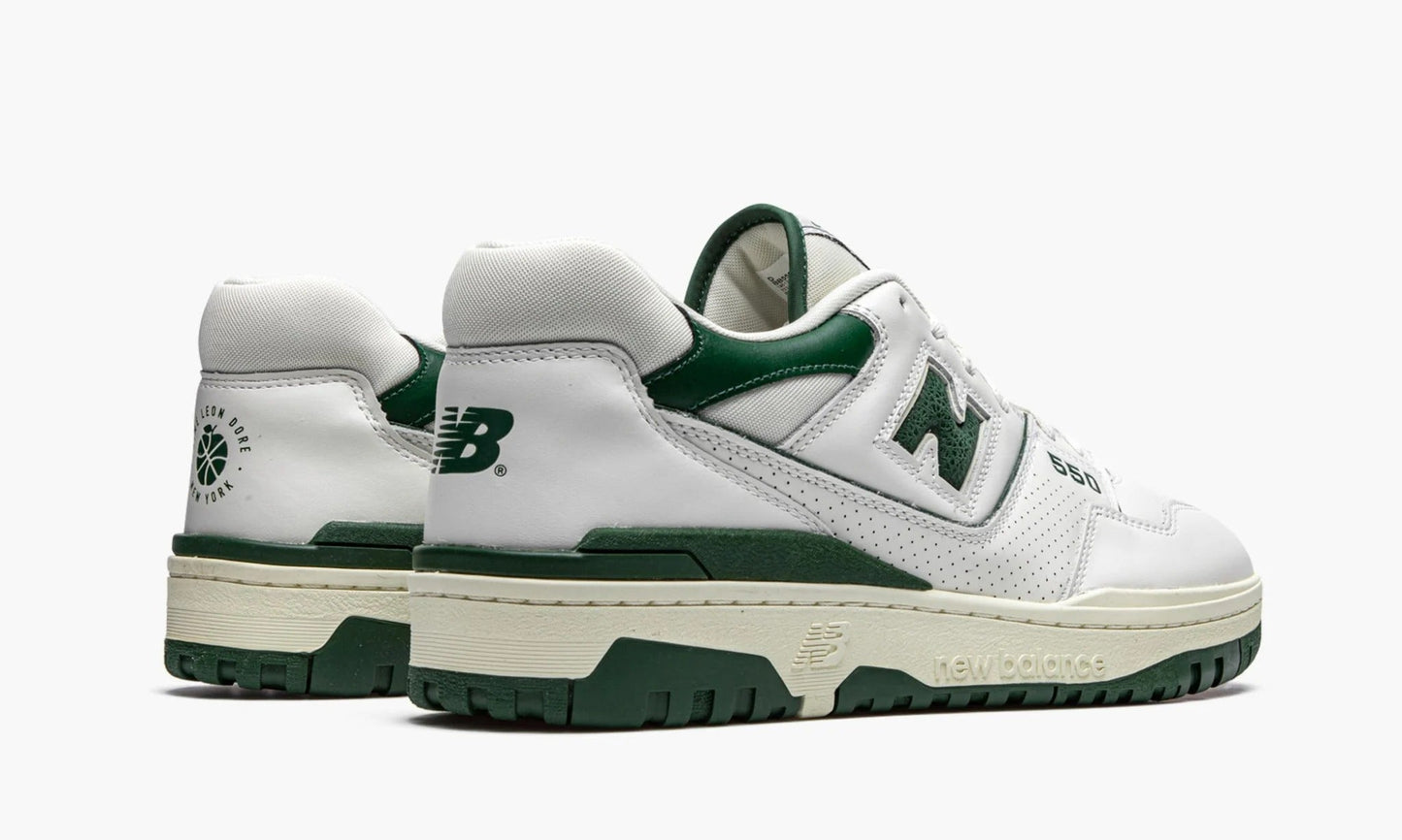 New Balance 550 Aime Leon Dore White Green - BB550ALD | The Sortage