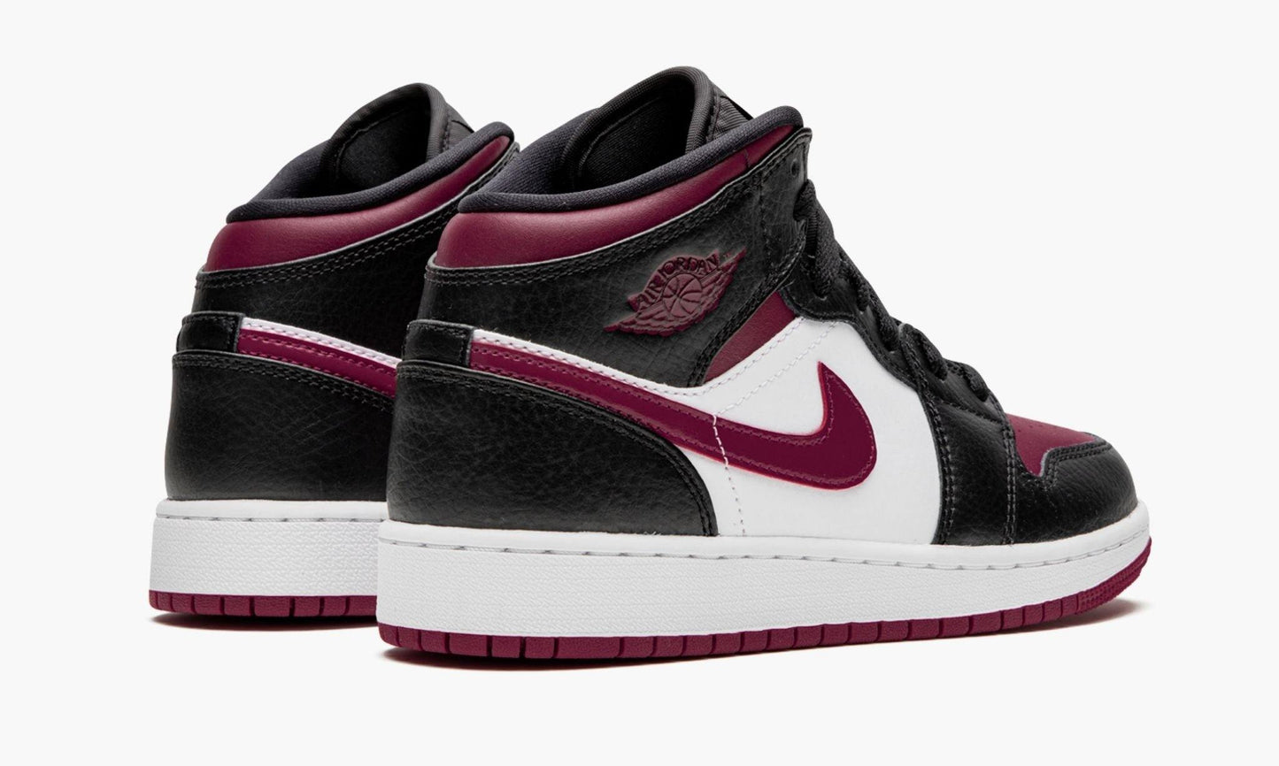 Air Jordan 1 Mid GS BRED TOE - 554725 066 | The Sortage