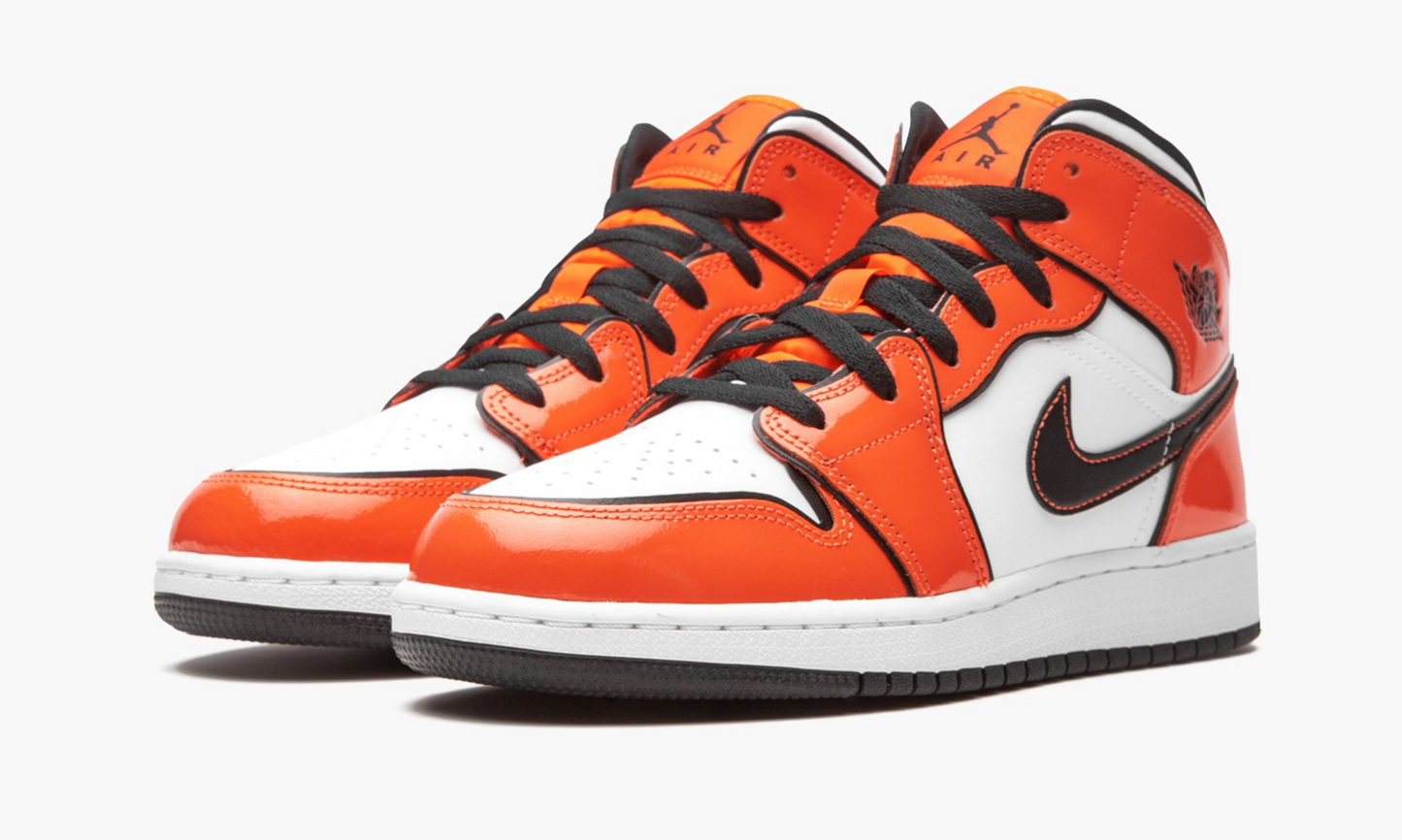 Air Jordan 1 Mid SE GS Turf Orange - BQ6931 802 | The Sortage