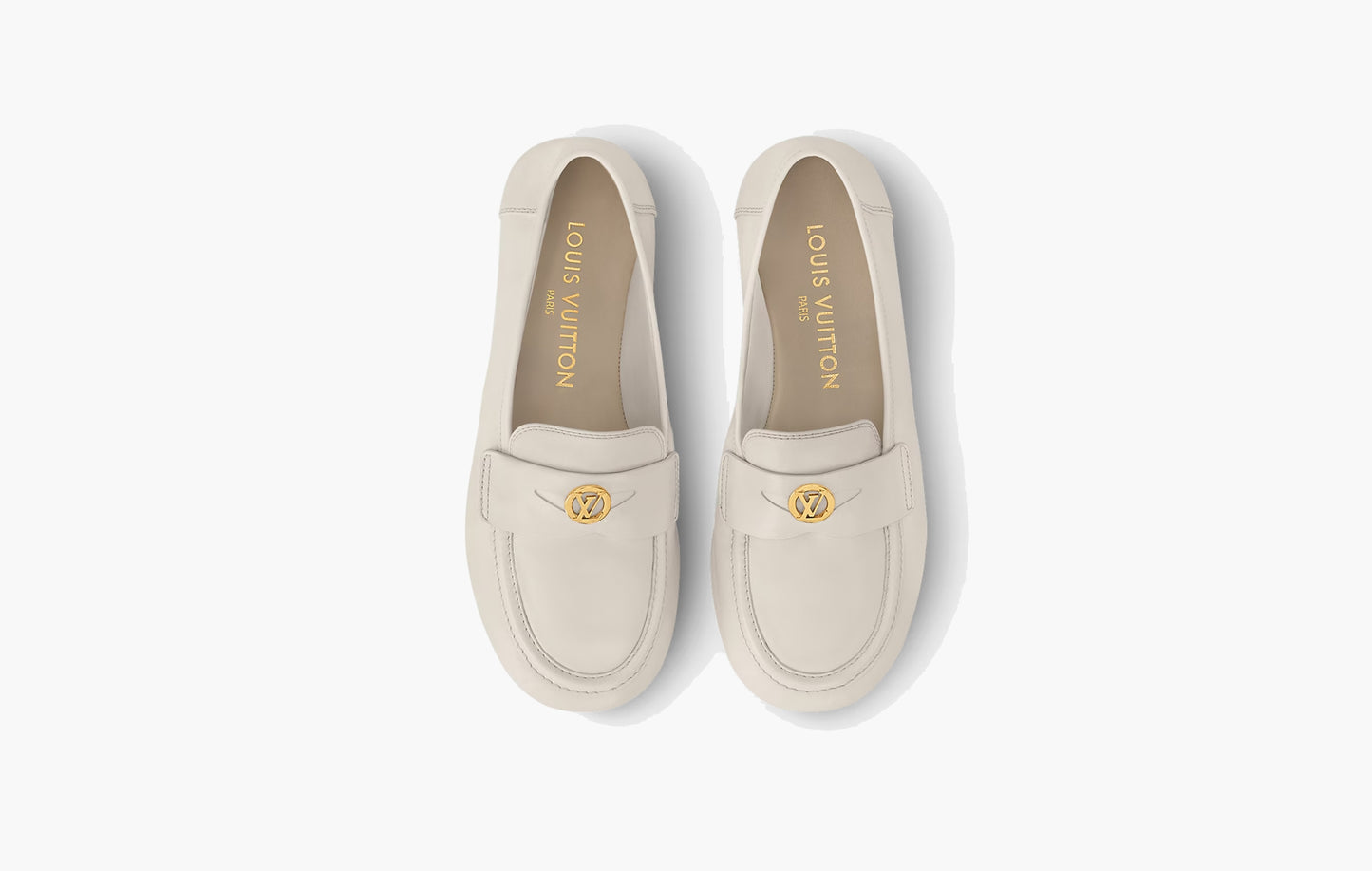 Soho Flat Loafer Lambskin "Ecru White"