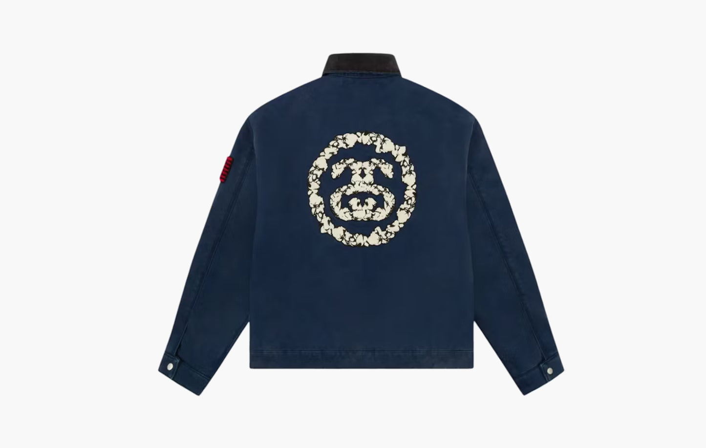 Never Renege Canvas Work Jacket "Navy/Black"