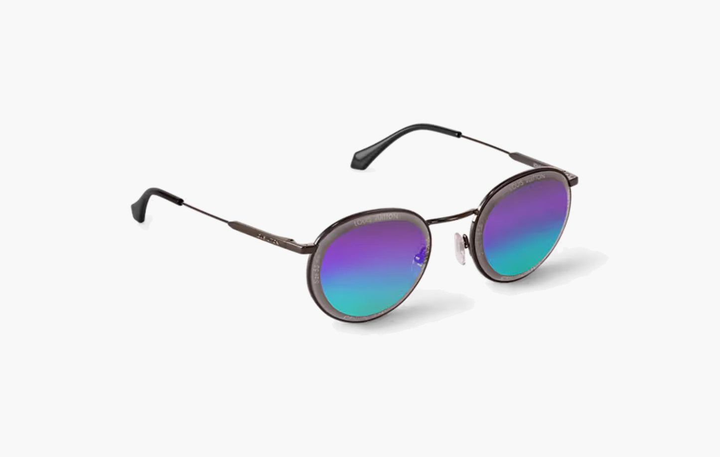 LV Super Vision Metal Round Sunglasses