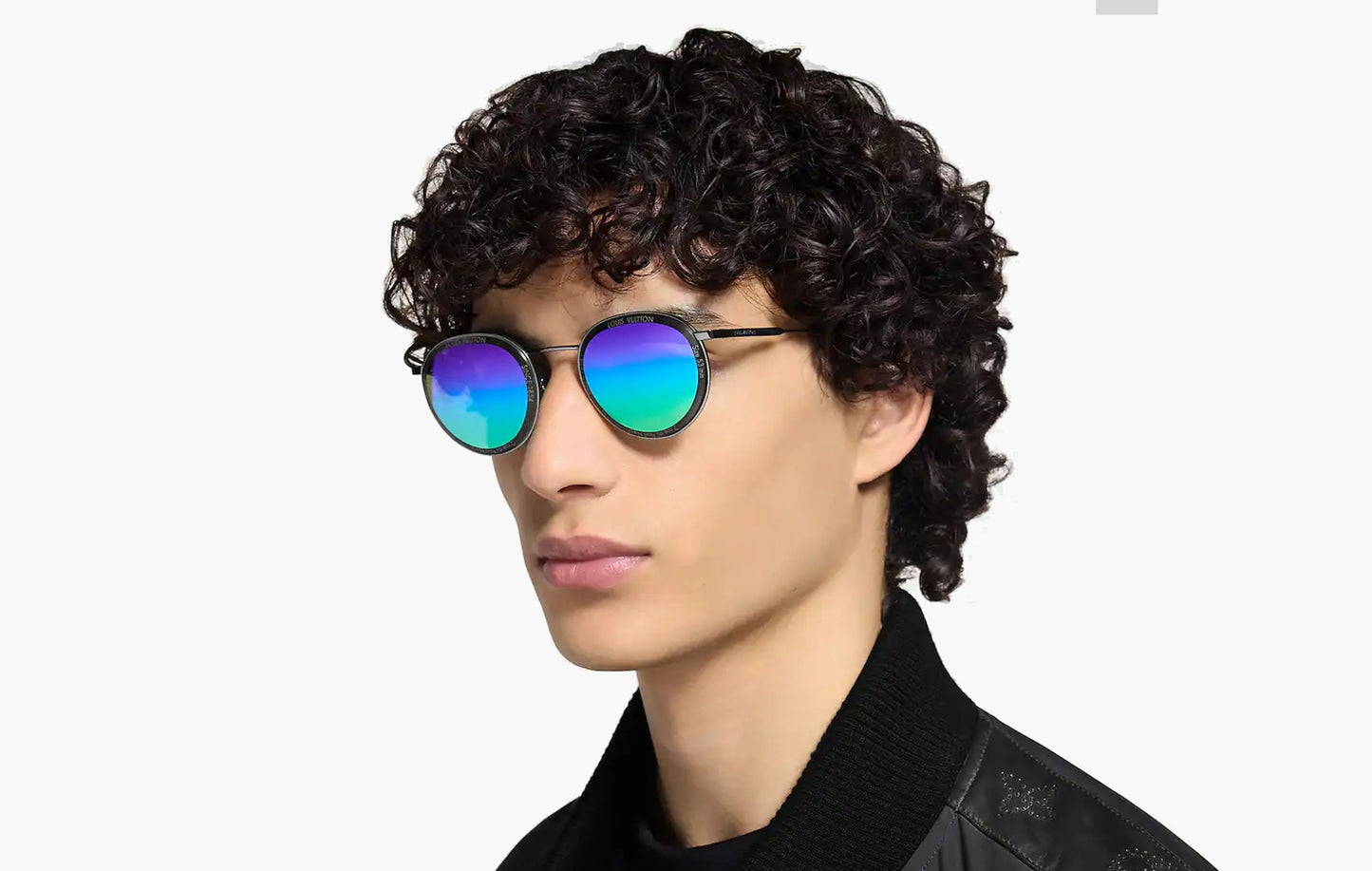 LV Super Vision Metal Round Sunglasses