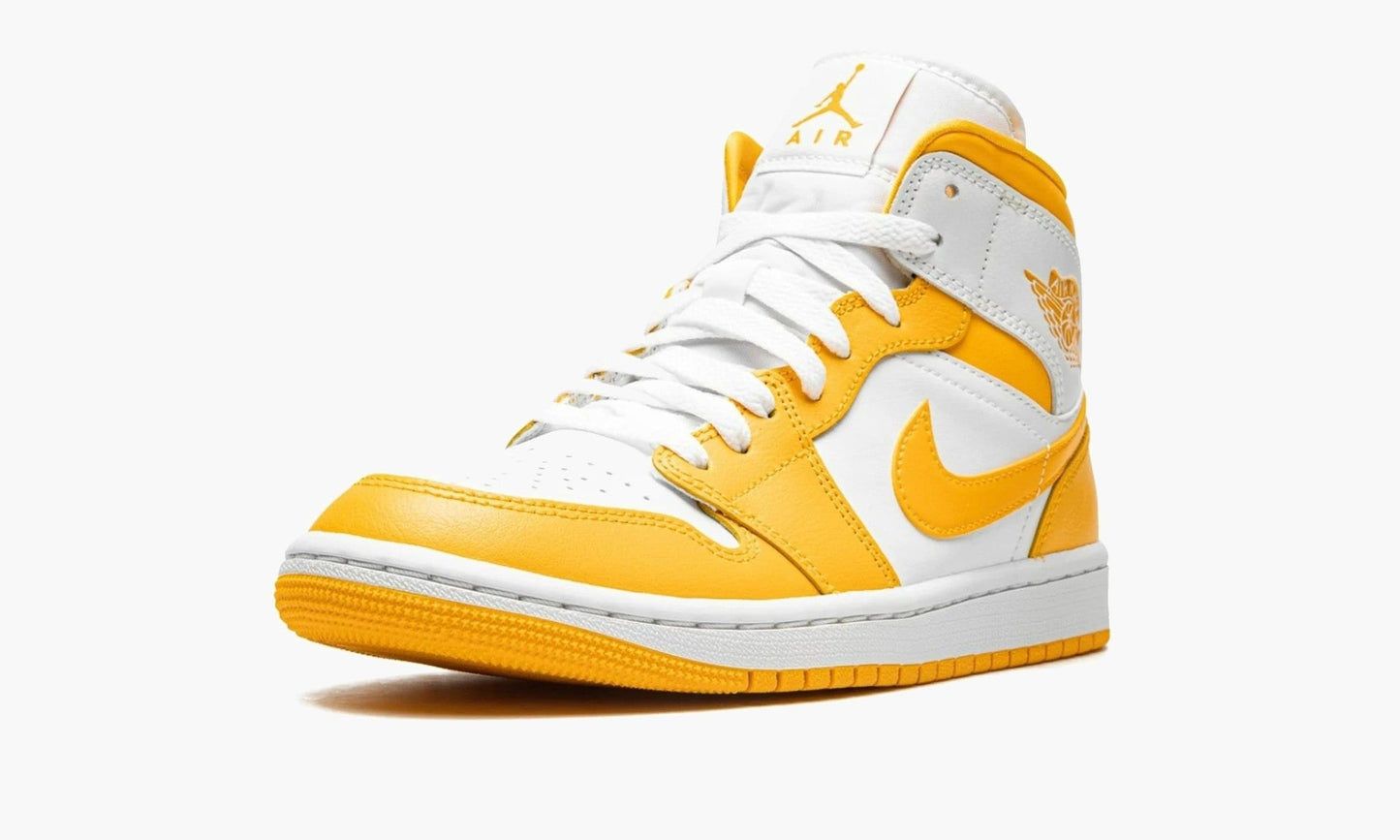 Air Jordan 1 Mid WMNS White University Gold - BQ6472 117 | The Sortage