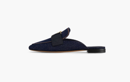LV Mare Open Back Loafer Denim "Dark Blue"