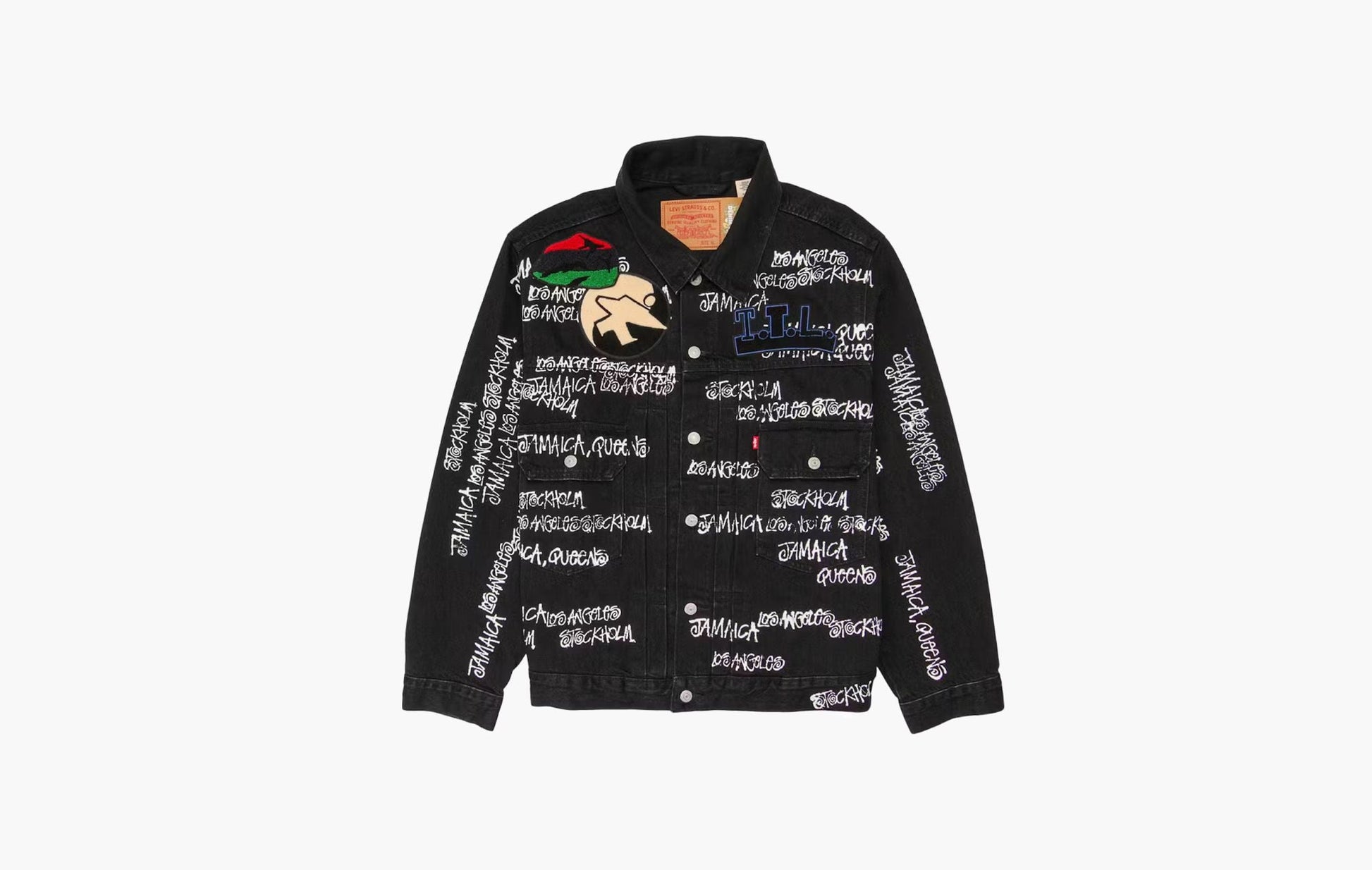 Stussy x Denim Tears x Our Legacy TTL Denim Jacket Black | The Sortage