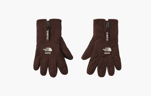 Skims x TNF Retro Denali Fleece Gloves Cocoa | Sortage.