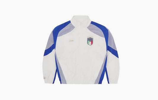Corteiz Italia Shuku Jacket White Blue | The Sortage