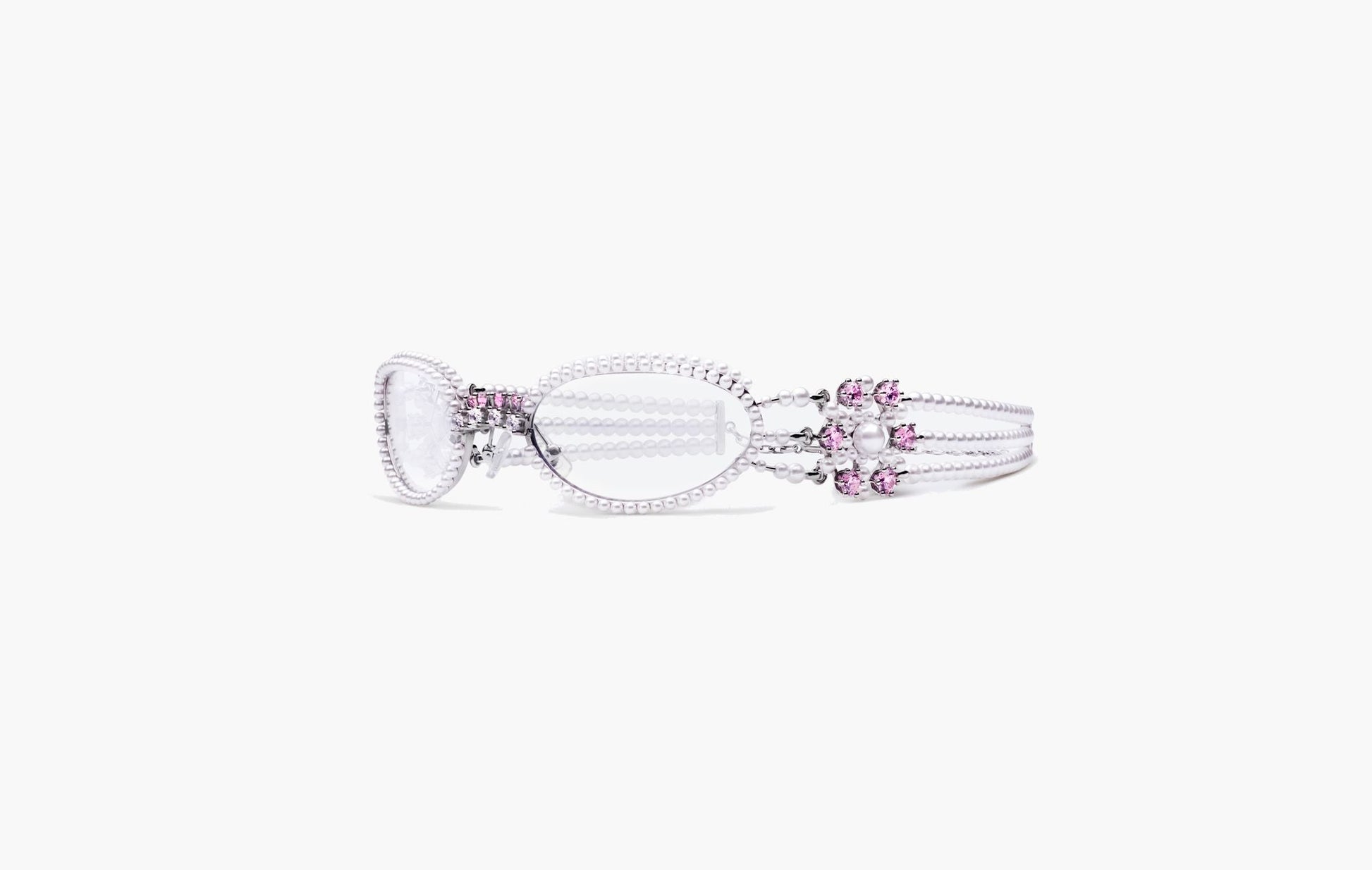 Gentle Monster Bijou De 02 Sunglasses Silver/Clear | The Sortage