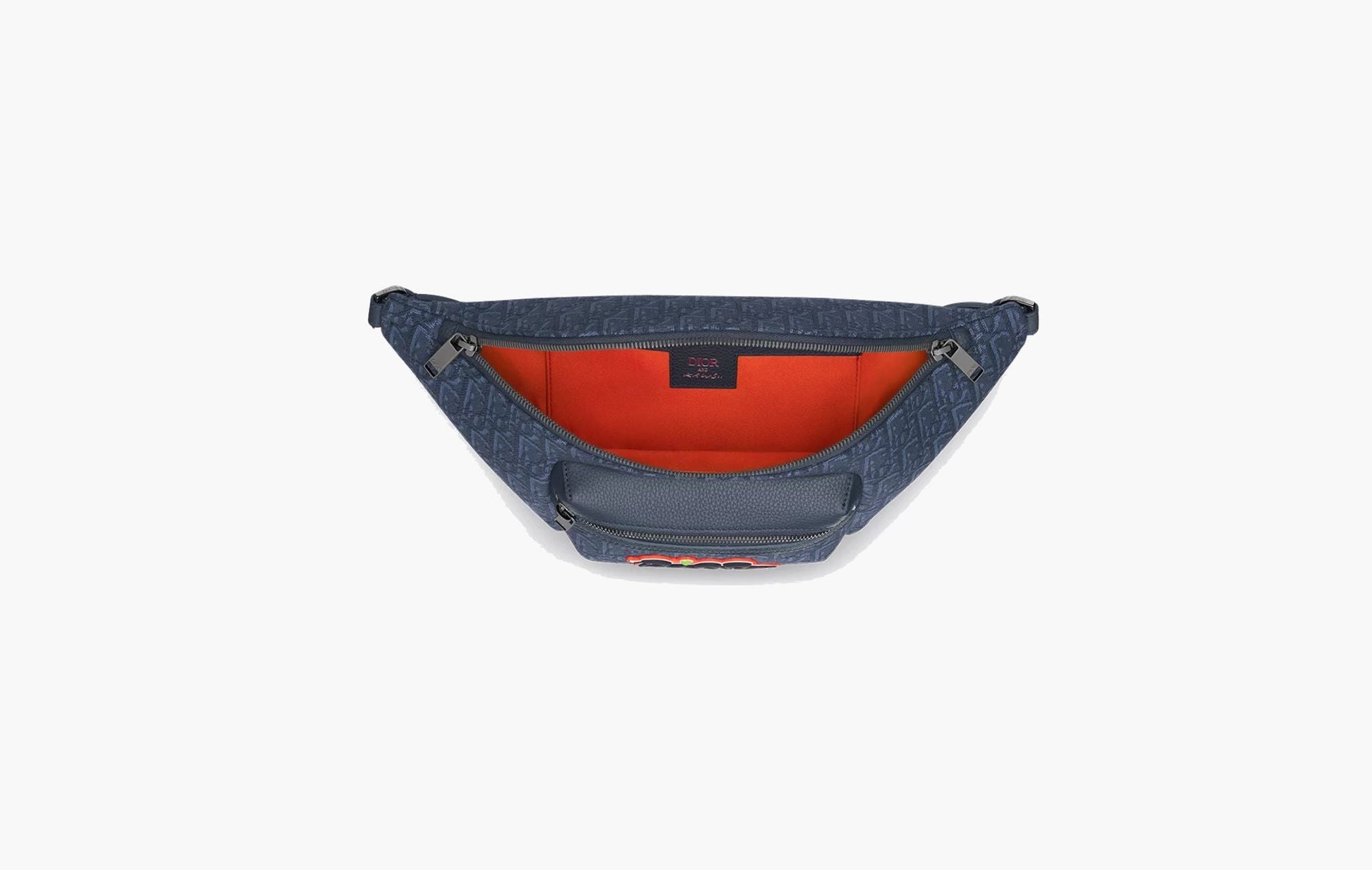 Dior x KAWS Rider 2.0 Belt Bag Navy Blue Dior Oblique | The Sortage