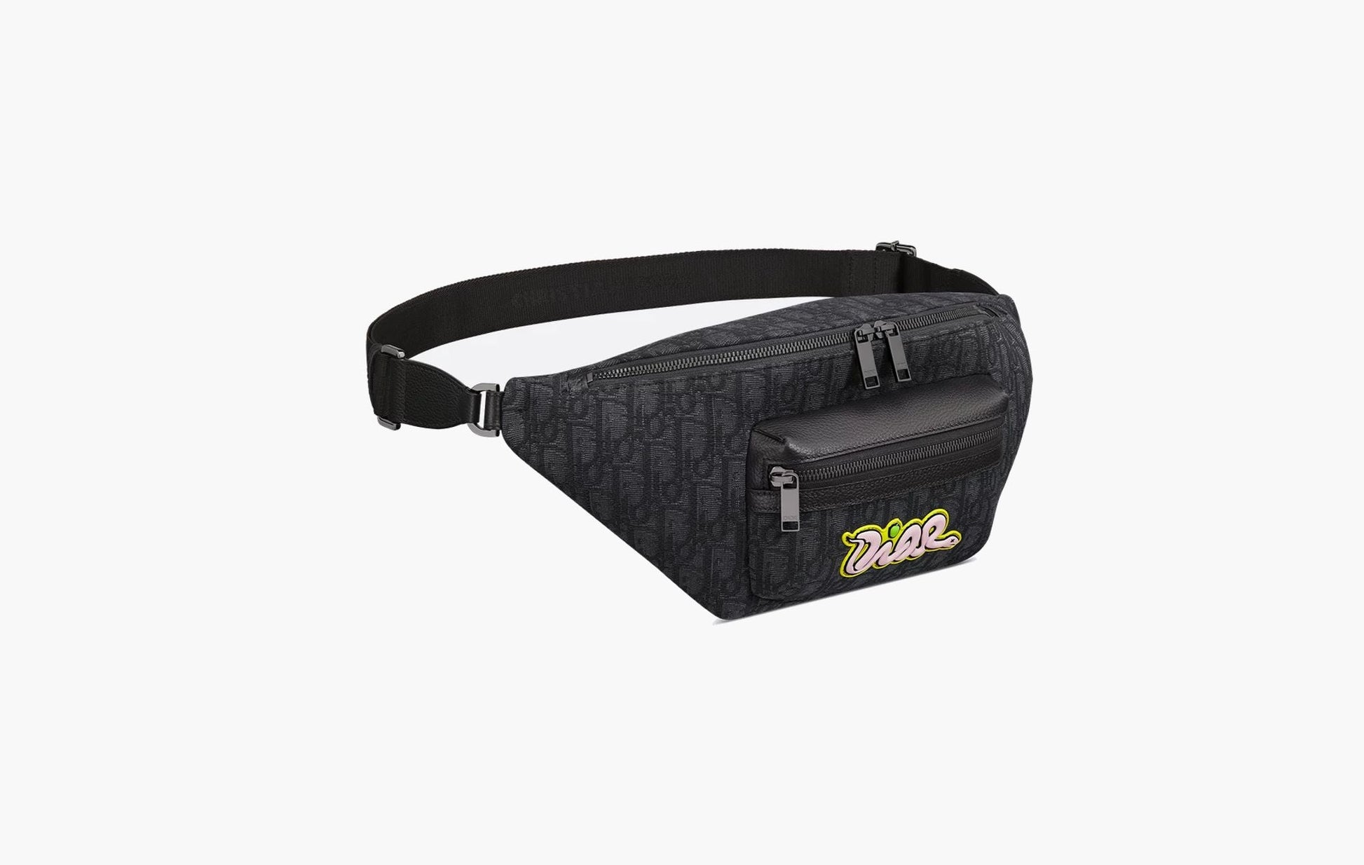 Dior x KAWS Rider 2.0 Belt Bag Black Dior Oblique | The Sortagev