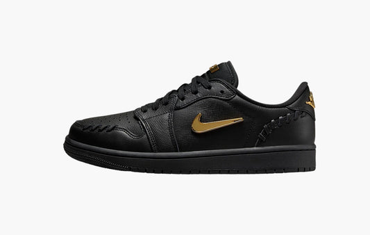 Jordan 1 Low WMNS "Method of Make Black Metallic Gold"