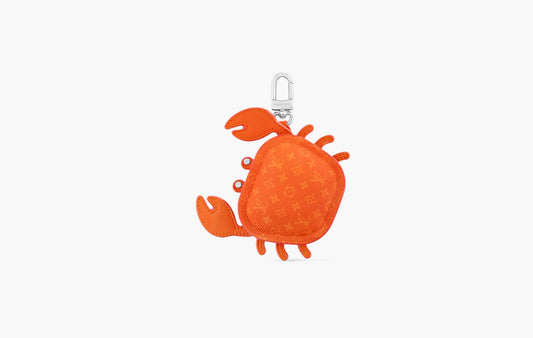 LV Crab Bag Charm "Orange"
