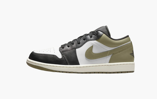 Air Jordan 1 Low "Black Toe Medium Olive"