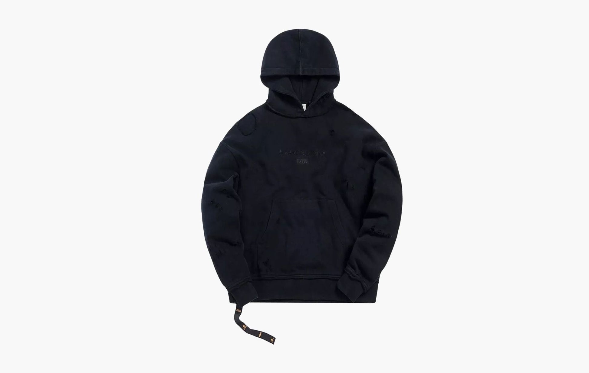Kith x mastermind WORLD Knit Hoodie Black | The Sortage