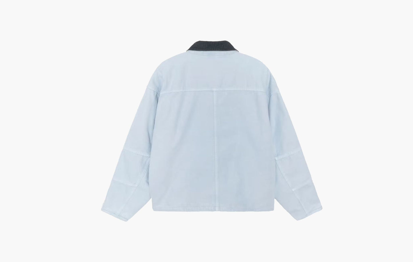 Stussy Washed Canvas Shop Jacket Light Blue | The Sortage