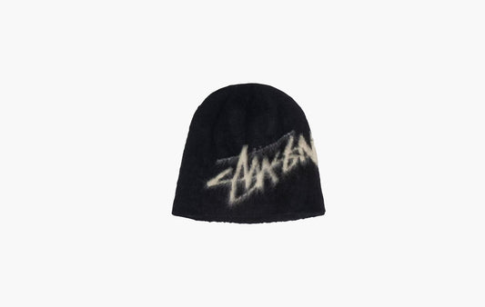 Stussy Brushed Out Stock Skullcap Black | The Sortage
