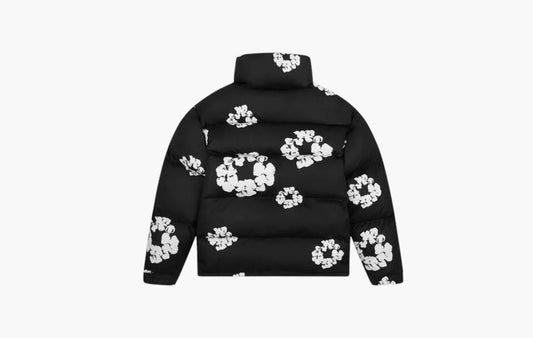 Denim Tears Cotton Wreath Puffer Jacket Black | The Sortage