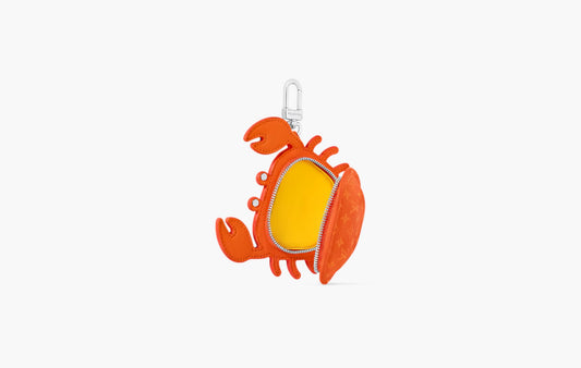 LV Crab Bag Charm "Orange"