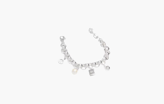 Stussy Icon Charm Bracelet Sterling Silver | The Sortage