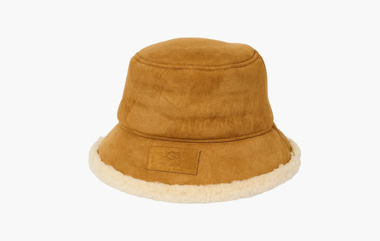 Palace x UGG Shearling Bucket Hat Chestnut | The Sortage