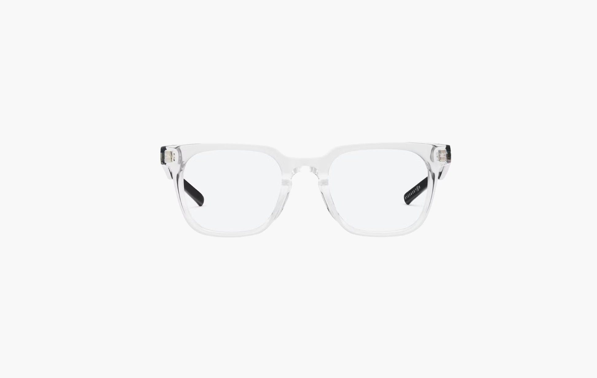 Gentle Monster x Maison Margiela Square Eyeglasses Clear/Black | The Sortage