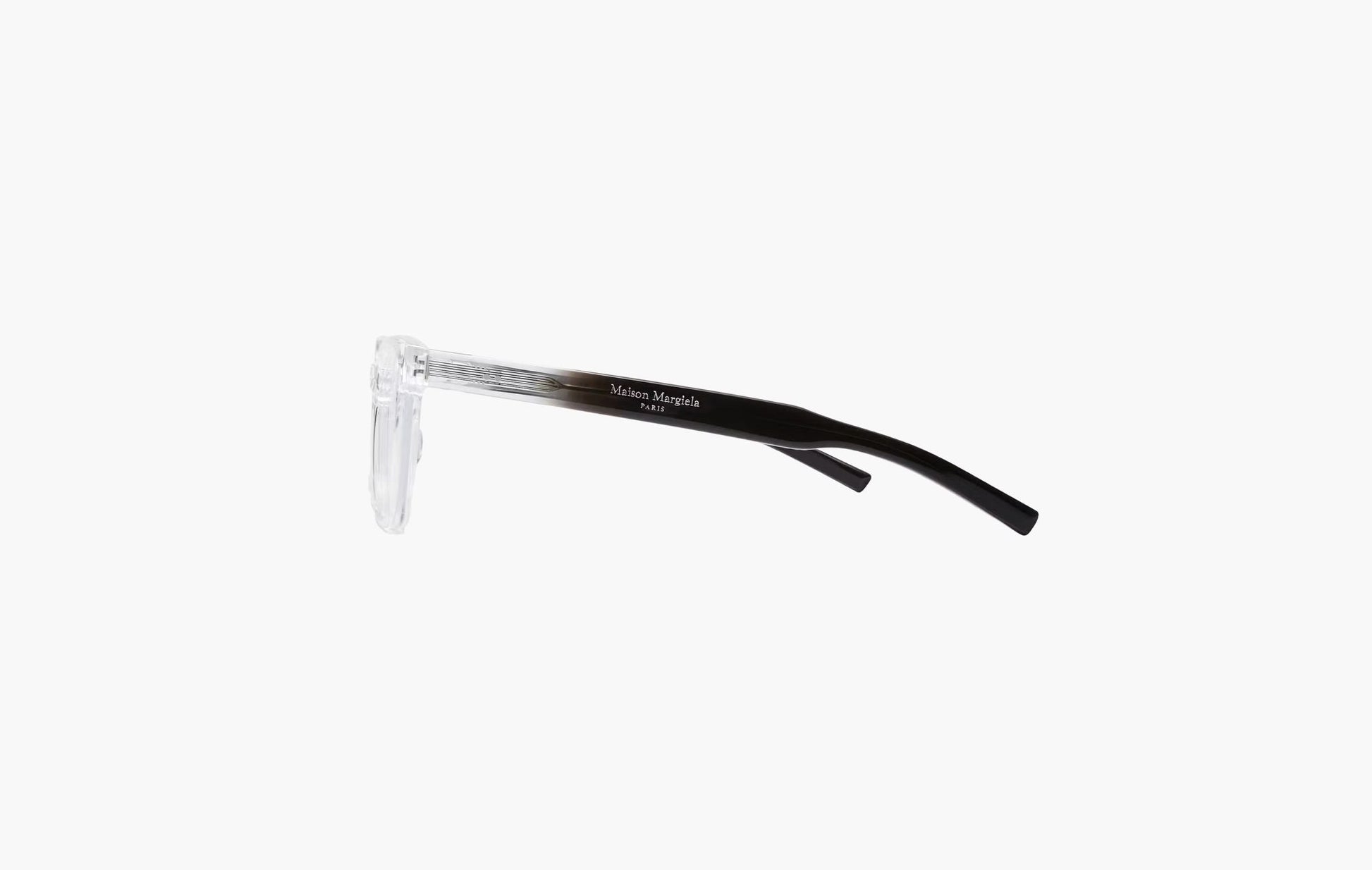 Gentle Monster x Maison Margiela Square Eyeglasses Clear/Black | The Sortage