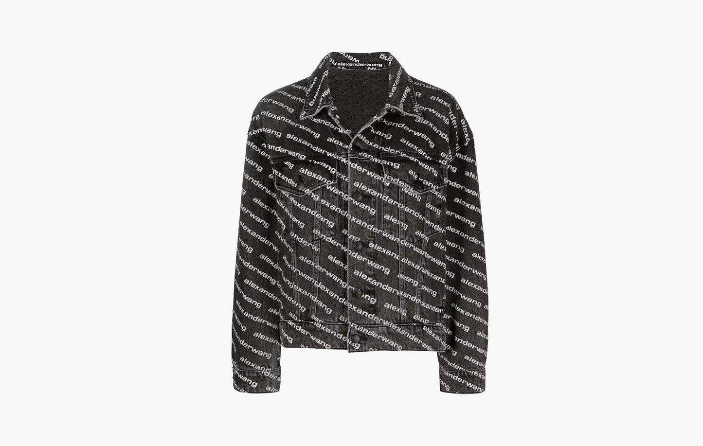 Alexander Wang Falling Back Jacket Grey Aged/White | Sortage.
