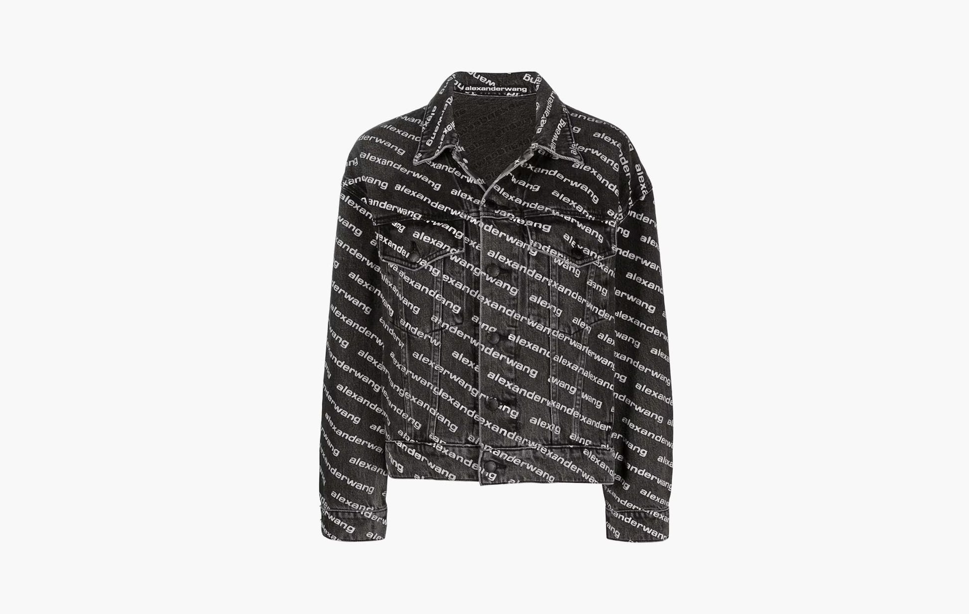 Alexander Wang Falling Back Jacket Grey Aged/White | Sortage.