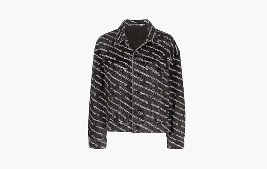 Alexander Wang Falling Back Jacket Grey Aged/White | Sortage.