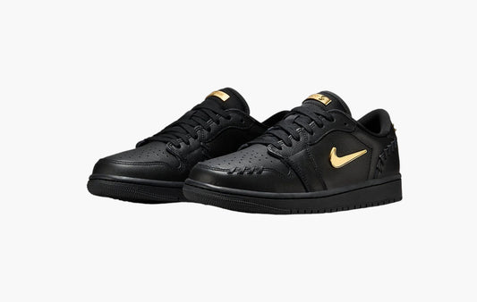 Jordan 1 Low WMNS "Method of Make Black Metallic Gold"