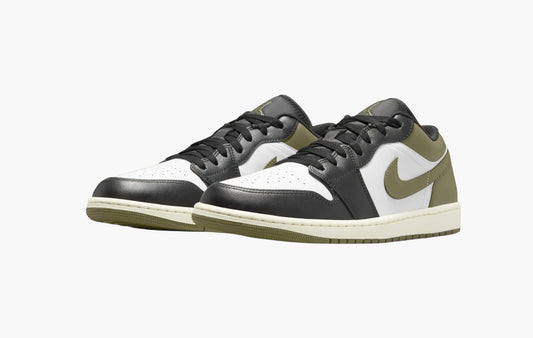 Air Jordan 1 Low "Black Toe Medium Olive"