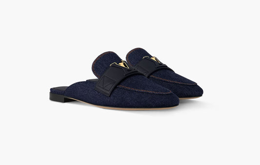 LV Mare Open Back Loafer Denim "Dark Blue"
